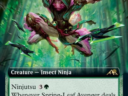 Spring-Leaf Avenger (Extended Art) [Kamigawa: Neon Dynasty] Sale