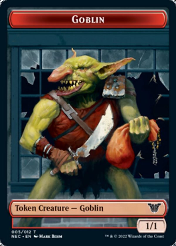 Smoke Blessing    Goblin Double-sided Token [Kamigawa: Neon Dynasty Commander Tokens] Online Hot Sale