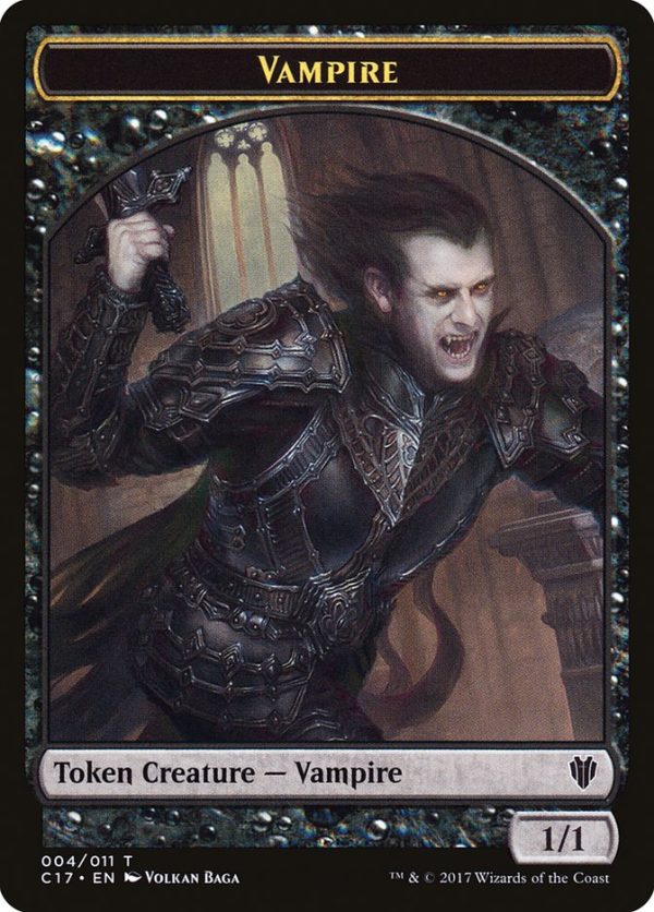 Bat    Vampire Double-sided Token [Commander 2017 Tokens] Cheap