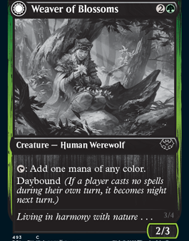 Weaver of Blossoms    Blossom-Clad Werewolf [Innistrad: Double Feature] Discount