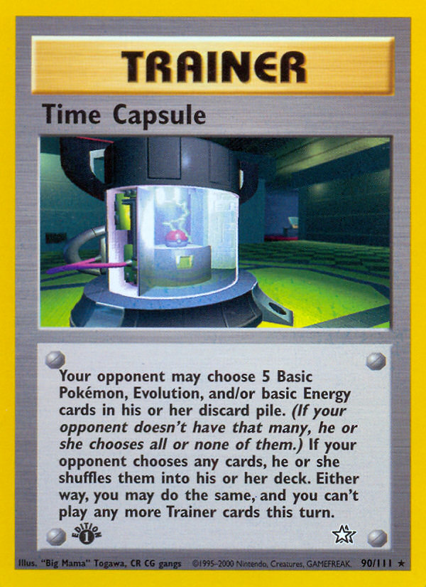 Time Capsule (90 111) [Neo Genesis 1st Edition] Discount