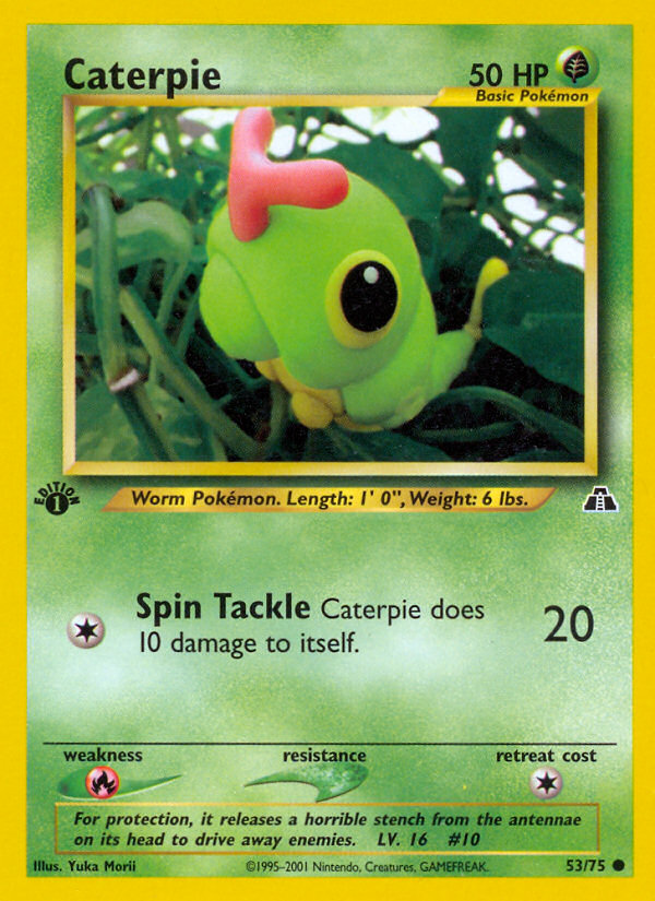 Caterpie (53 75) [Neo Discovery 1st Edition] Online Sale