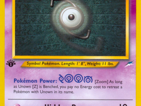 Unown [Z] (60 105) [Neo Destiny 1st Edition] on Sale