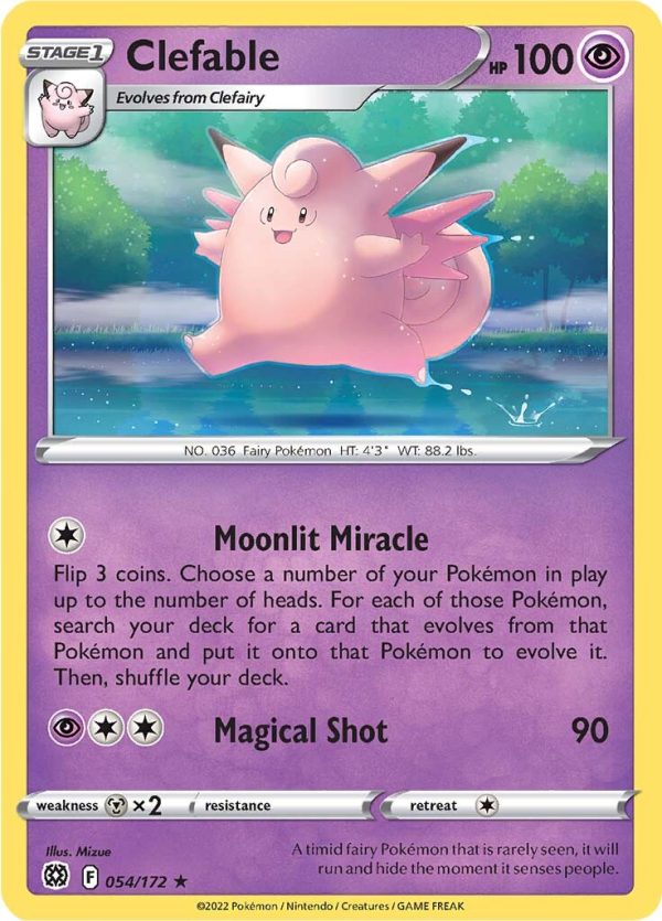 Clefable (054 172) [Sword & Shield: Brilliant Stars] on Sale