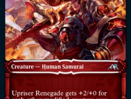 Upriser Renegade (Showcase Samurai) [Kamigawa: Neon Dynasty] on Sale