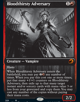 Bloodthirsty Adversary [Innistrad: Double Feature] Hot on Sale