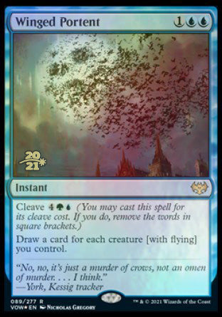 Winged Portent [Innistrad: Crimson Vow Prerelease Promos] Online Hot Sale