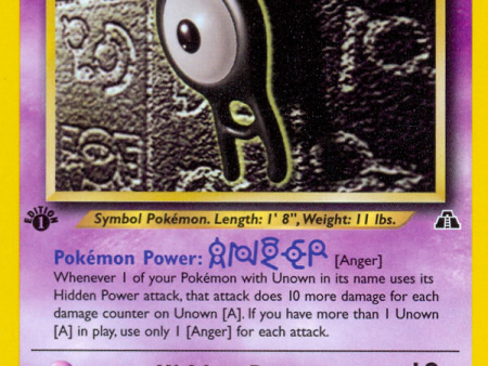 Unown [A] (33 75) [Neo Discovery 1st Edition] For Discount