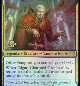 Edgar, Charmed Groom    Edgar Markov s Coffin [Innistrad: Crimson Vow Prerelease Promos] Online