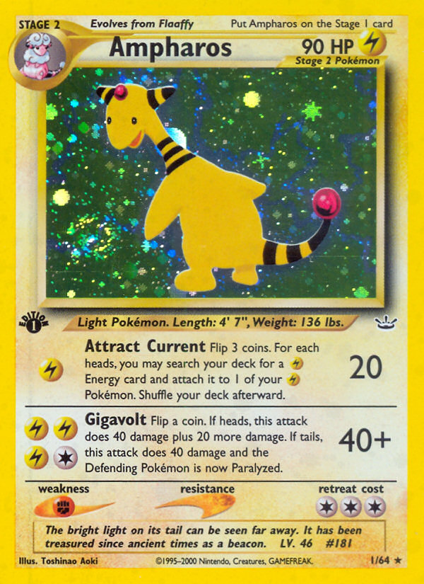 Ampharos (1 64) [Neo Revelation 1st Edition] For Sale