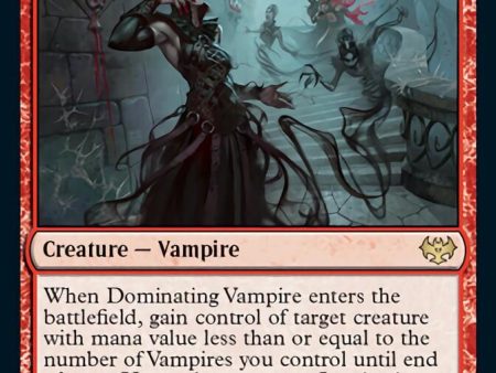 Dominating Vampire [Innistrad: Crimson Vow] Online Hot Sale