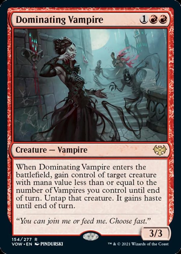 Dominating Vampire [Innistrad: Crimson Vow] Online Hot Sale