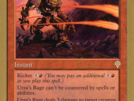 Urza s Rage (Jan Tomcani) [World Championship Decks 2001] Discount