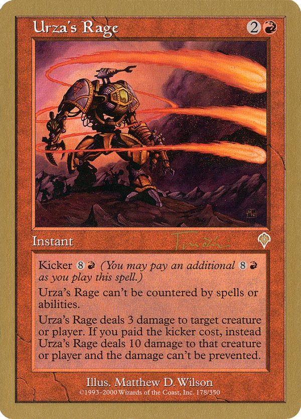 Urza s Rage (Jan Tomcani) [World Championship Decks 2001] Discount