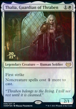 Thalia, Guardian of Thraben [Innistrad: Crimson Vow Prerelease Promos] Fashion