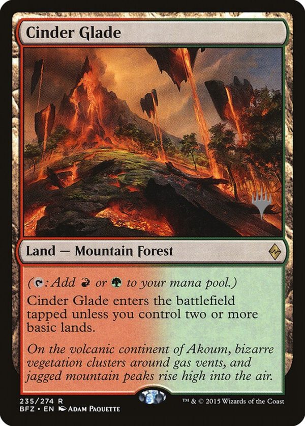 Cinder Glade [Battle for Zendikar Promos] Fashion