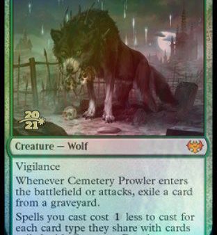 Cemetery Prowler [Innistrad: Crimson Vow Prerelease Promos] For Cheap