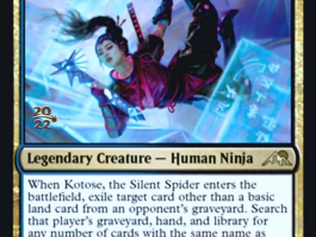 Kotose, the Silent Spider [Kamigawa: Neon Dynasty Prerelease Promos] on Sale