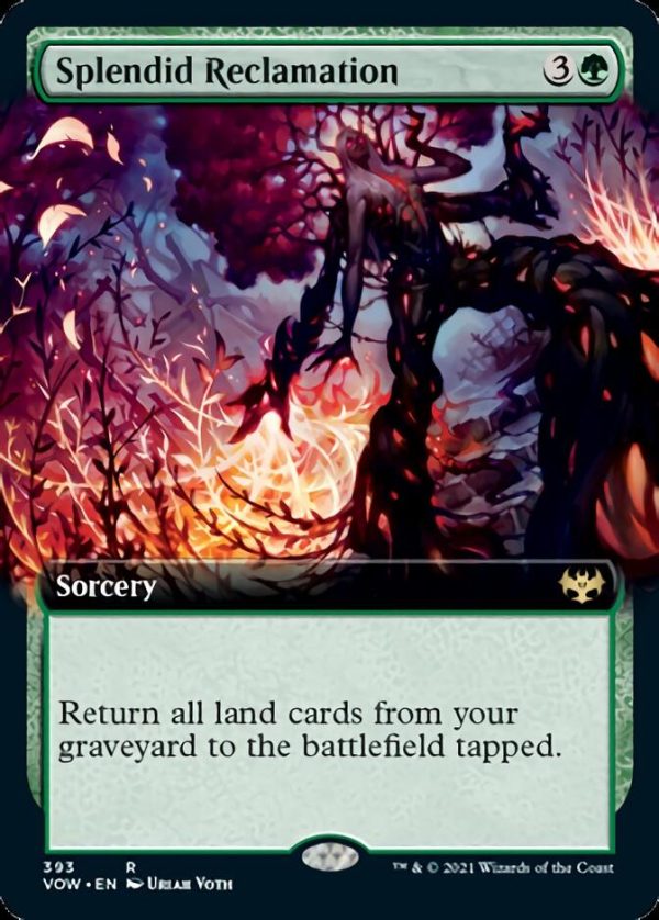 Splendid Reclamation (Extended) [Innistrad: Crimson Vow] on Sale