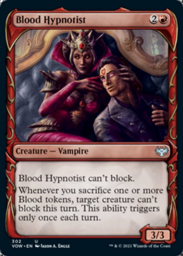 Blood Hypnotist (Showcase Fang Frame) [Innistrad: Crimson Vow] Hot on Sale