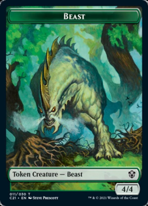 Beast (011)    Insect Token [Commander 2021 Tokens] Fashion