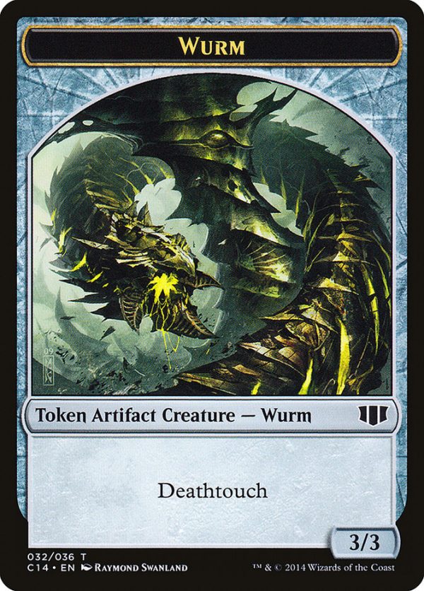 Wurm (032 036)    Goat Double-sided Token [Commander 2014 Tokens] Hot on Sale