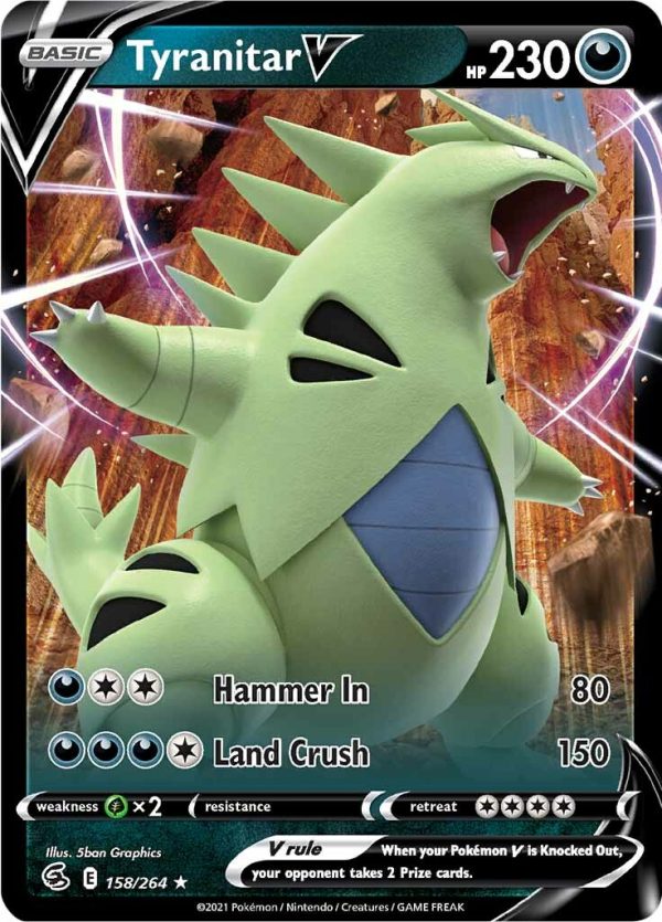 Tyranitar V (158 264) [Sword & Shield: Fusion Strike] Fashion