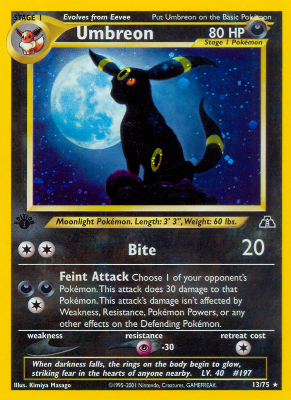 Umbreon (13 75) [Neo Discovery 1st Edition] Cheap