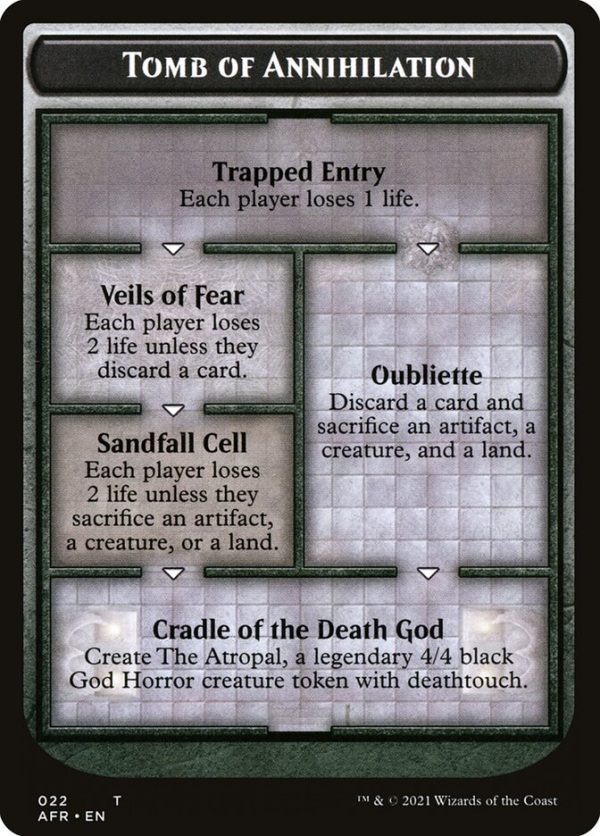 Tomb of Annihilation Token (Oversized) [Oversize Cards] Sale