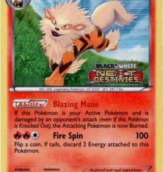 Arcanine (12 99) (Prerelease Promo) [Black & White: Black Star Promos] Online now