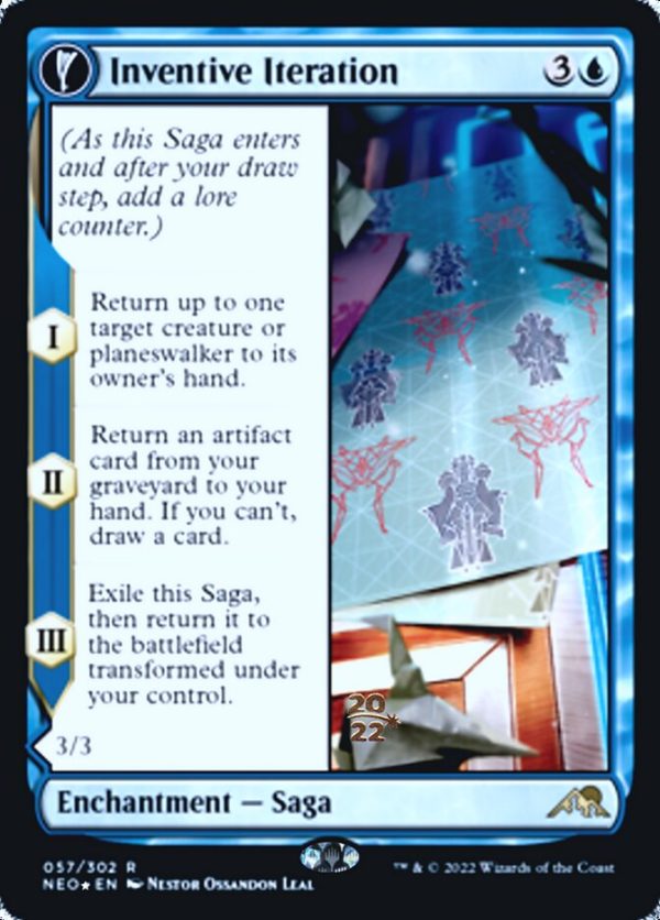 Inventive Iteration    Living Breakthrough [Kamigawa: Neon Dynasty Prerelease Promos] Sale