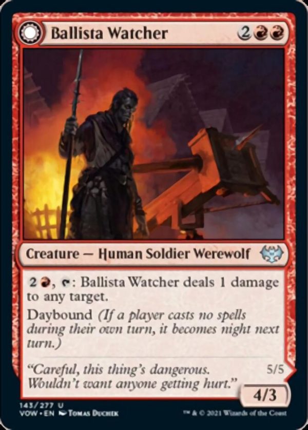 Ballista Watcher    Ballista Wielder [Innistrad: Crimson Vow] Online now