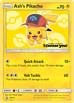 Ash s Pikachu (SM111) [Sun & Moon: Black Star Promos] Supply