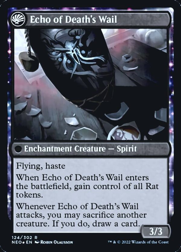 Tribute to Horobi    Echo of Death s Wail [Kamigawa: Neon Dynasty Prerelease Promos] Online Sale