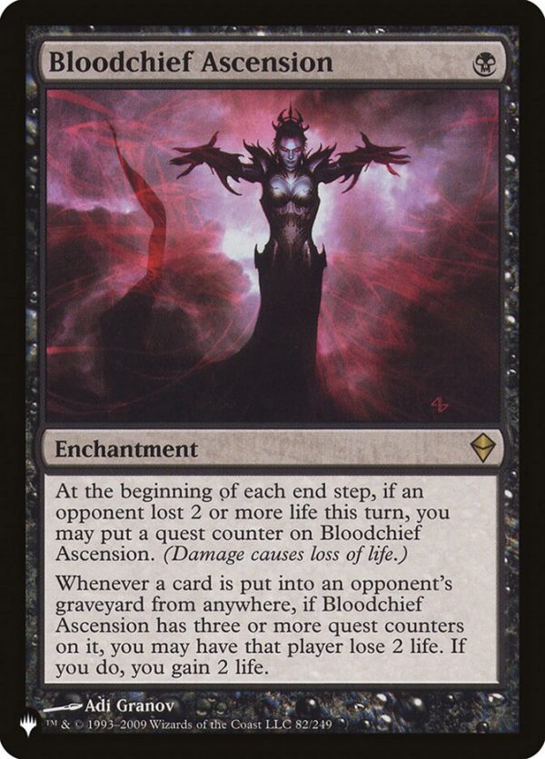 Bloodchief Ascension [The List] For Cheap