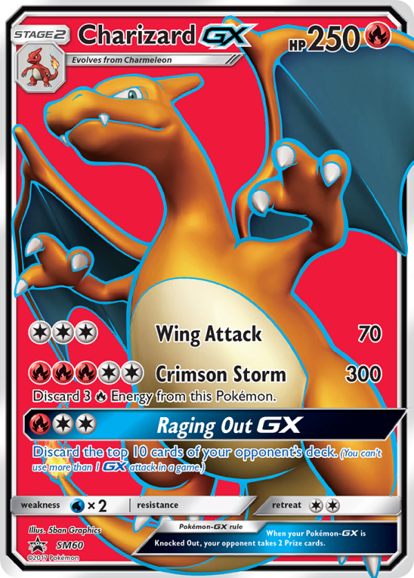 Charizard GX (SM60) [Sun & Moon: Black Star Promos] Online now