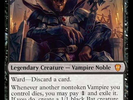 Timothar, Baron of Bats [Innistrad: Crimson Vow Commander] Discount