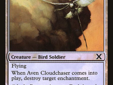 Aven Cloudchaser (Premium Foil) [Tenth Edition] Sale