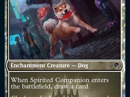 Spirited Companion (Promo Pack) [Kamigawa: Neon Dynasty Promos] For Cheap