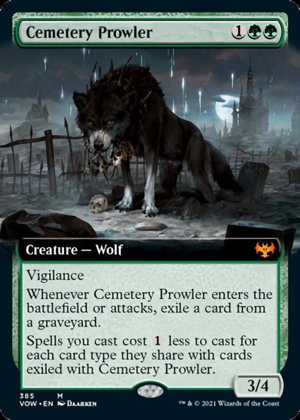 Cemetery Prowler (Extended) [Innistrad: Crimson Vow] Cheap