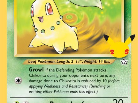 Chikorita (54 111) (Jumbo Card) [First Partner Pack] on Sale