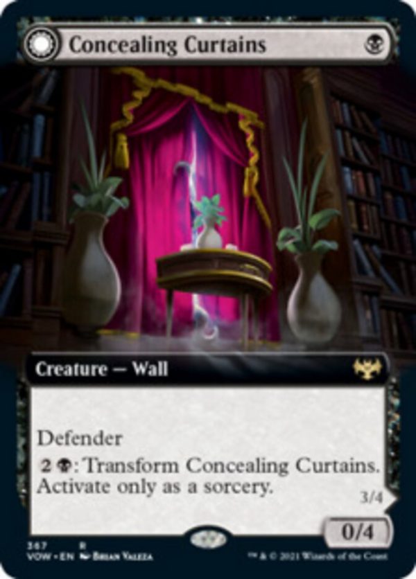 Concealing Curtains    Revealing Eye (Extended) [Innistrad: Crimson Vow] on Sale