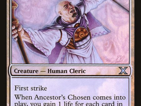 Ancestor s Chosen (Premium Foil) [Tenth Edition] Online Sale