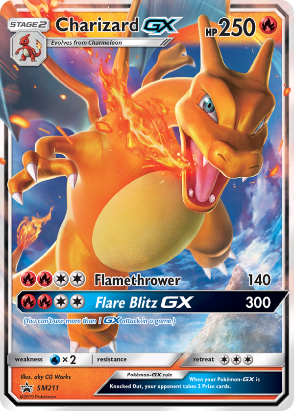 Charizard GX (SM211) [Sun & Moon: Black Star Promos] on Sale