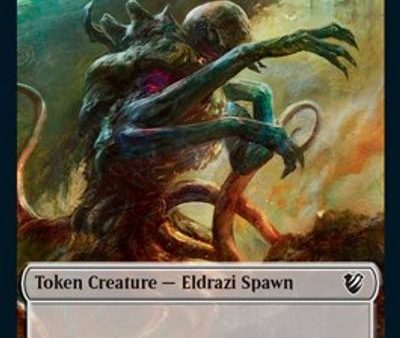 Eldrazi Spawn    Human Soldier Double-sided Token [Innistrad: Midnight Hunt Commander] Hot on Sale