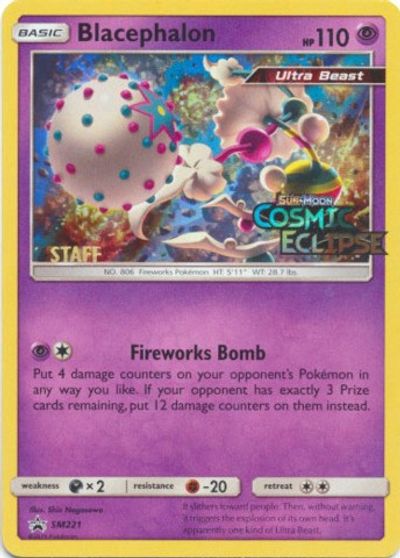 Blacephalon (SM221) (Staff Prerelease Promo) [Sun & Moon: Black Star Promos] Discount