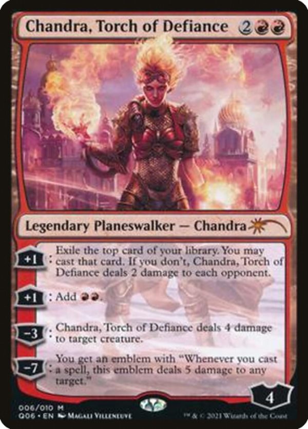 Chandra, Torch of Defiance [Pioneer Challenger Decks 2021] Discount