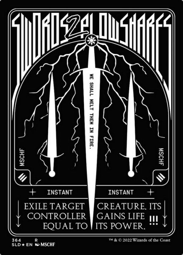 Swords to Plowshares (364) (Foil Etched) [Secret Lair Drop Series] Sale