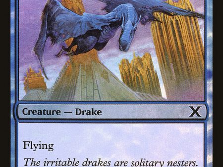 Snapping Drake (Premium Foil) [Tenth Edition] For Cheap