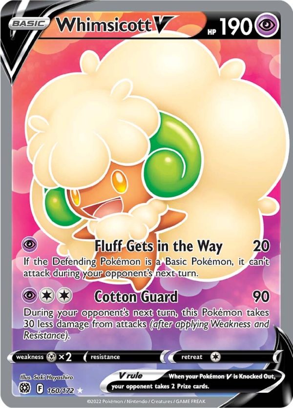 Whimsicott V (160 172) [Sword & Shield: Brilliant Stars] on Sale